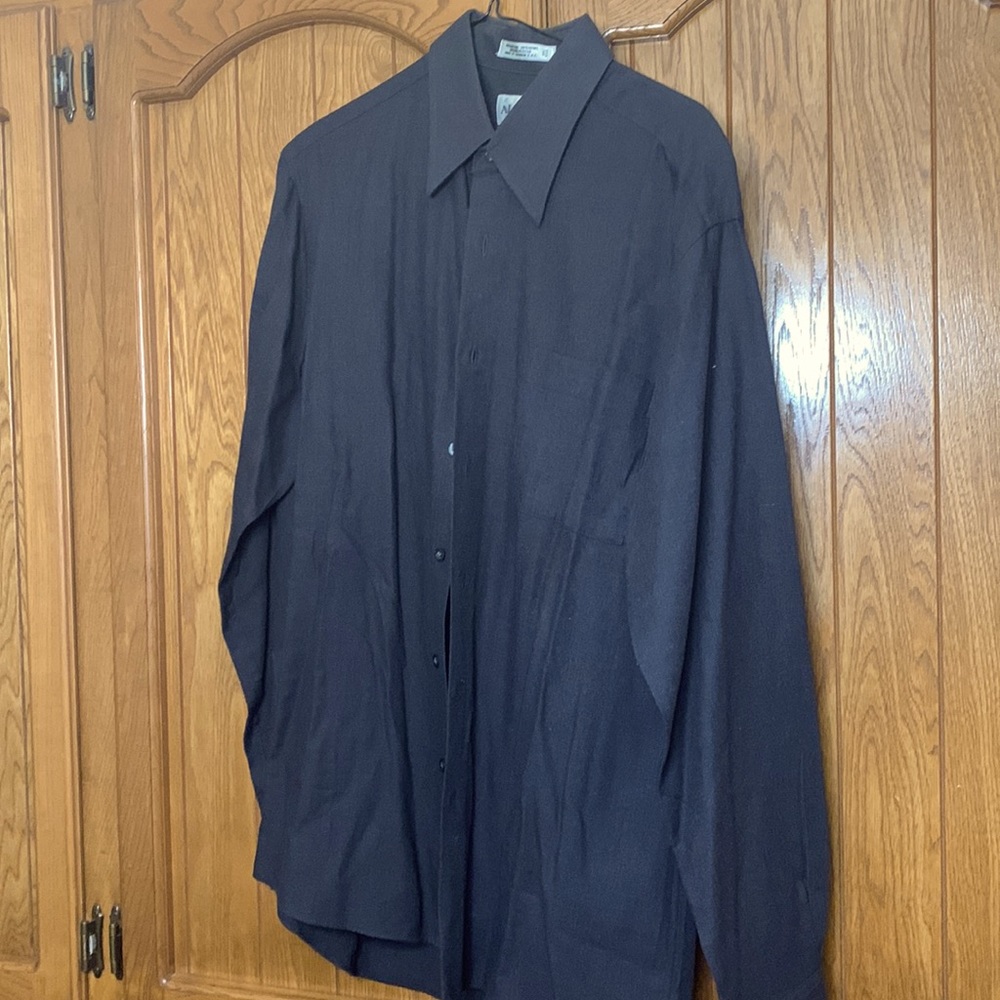 Alfani black men’s S button down shirt
